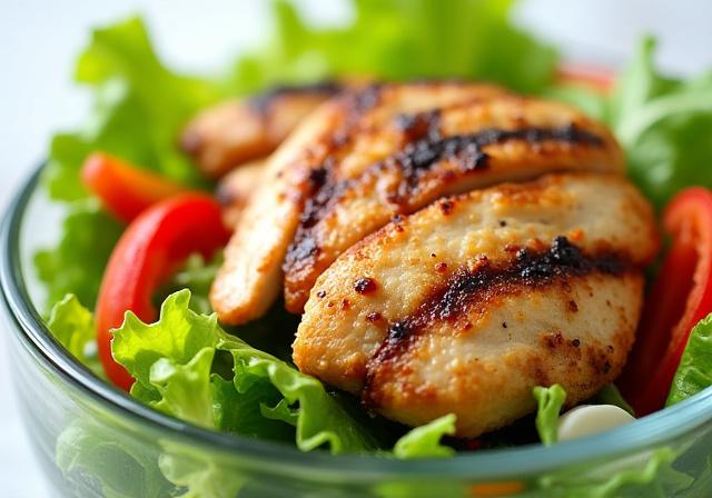 Kolacja z kurczakiem dla kontroli cukru